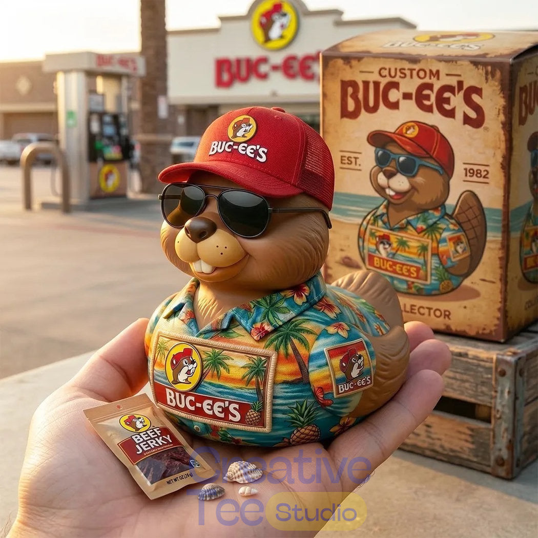 Summer Vibes Buc-ee’s Hawaiian Beaver Collectible Duck