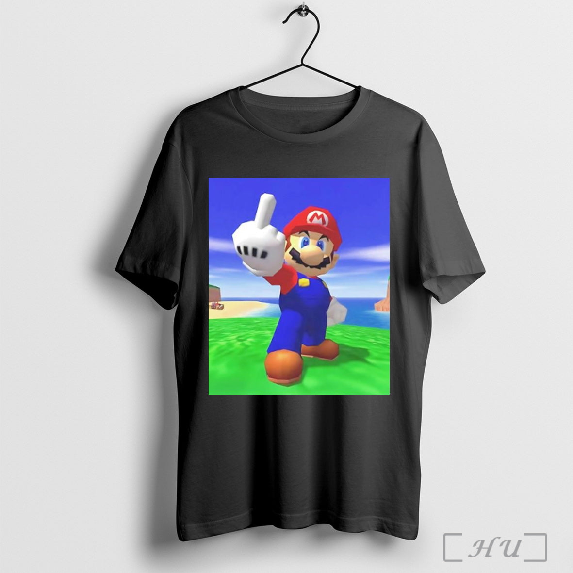 Super M Rebellious Middle Finger Graphic T Shirt