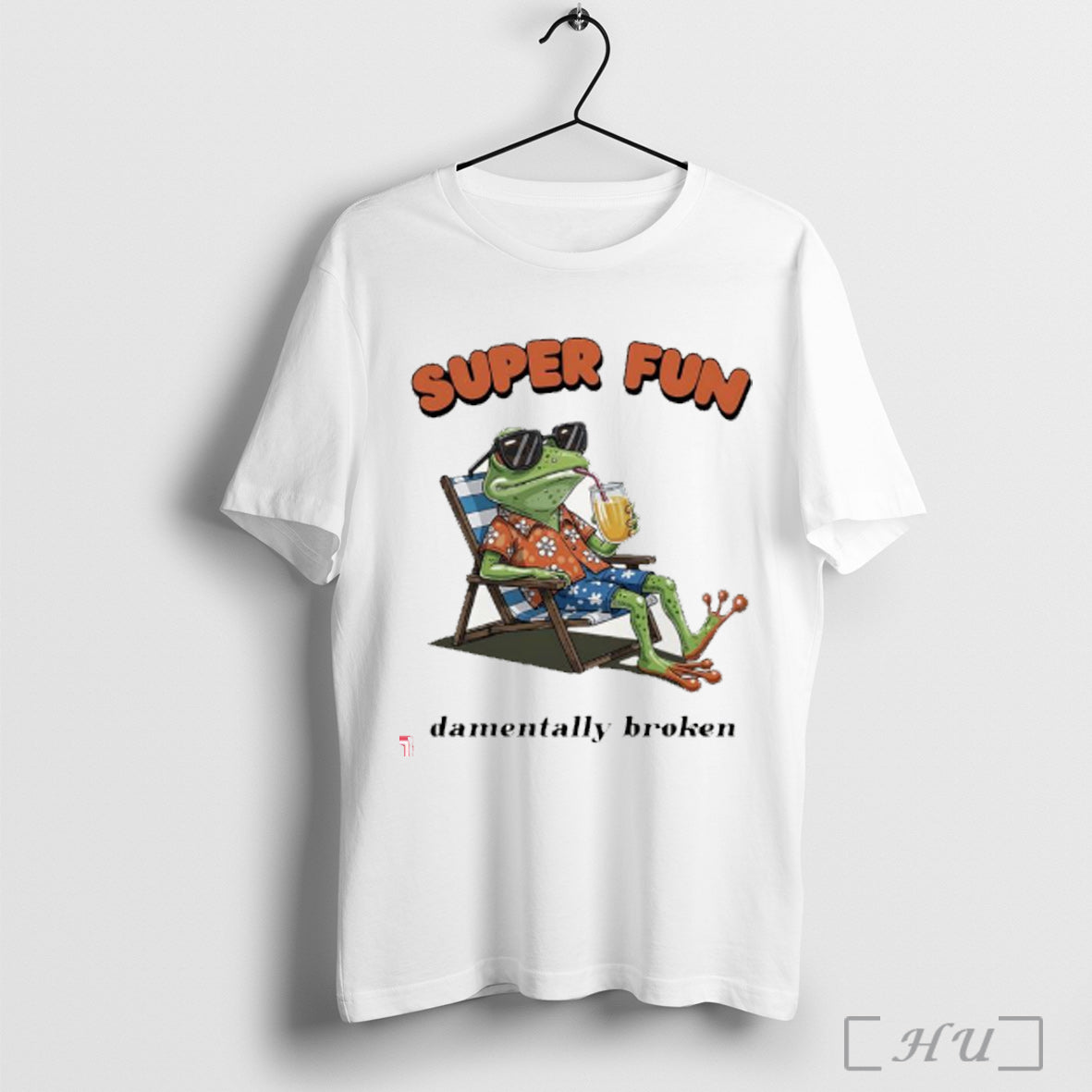 Super Fun Damentally Broken Frog Hawaii T Shirt