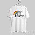 Support Queer Owned Businesses Palantir Rainbow Flag