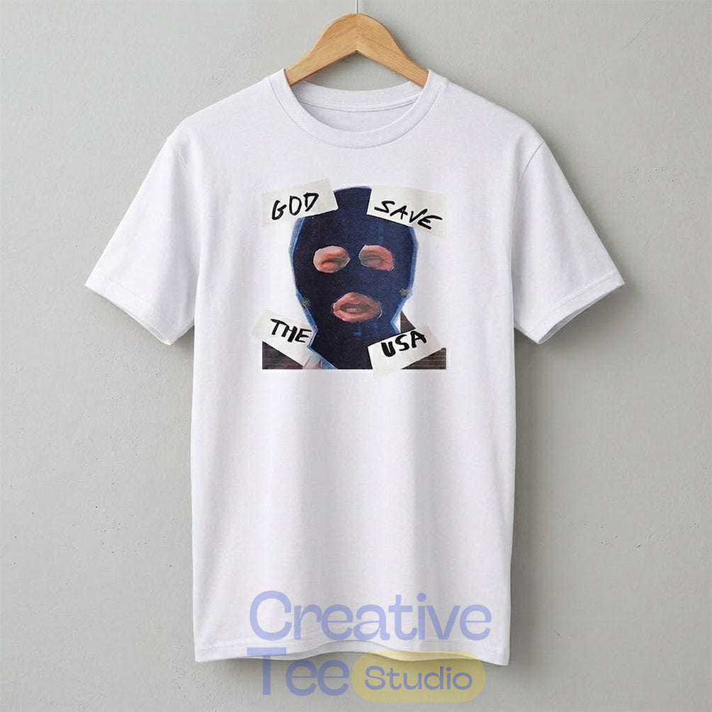 Supreme Trump Mask God Save The USA T-Shirt