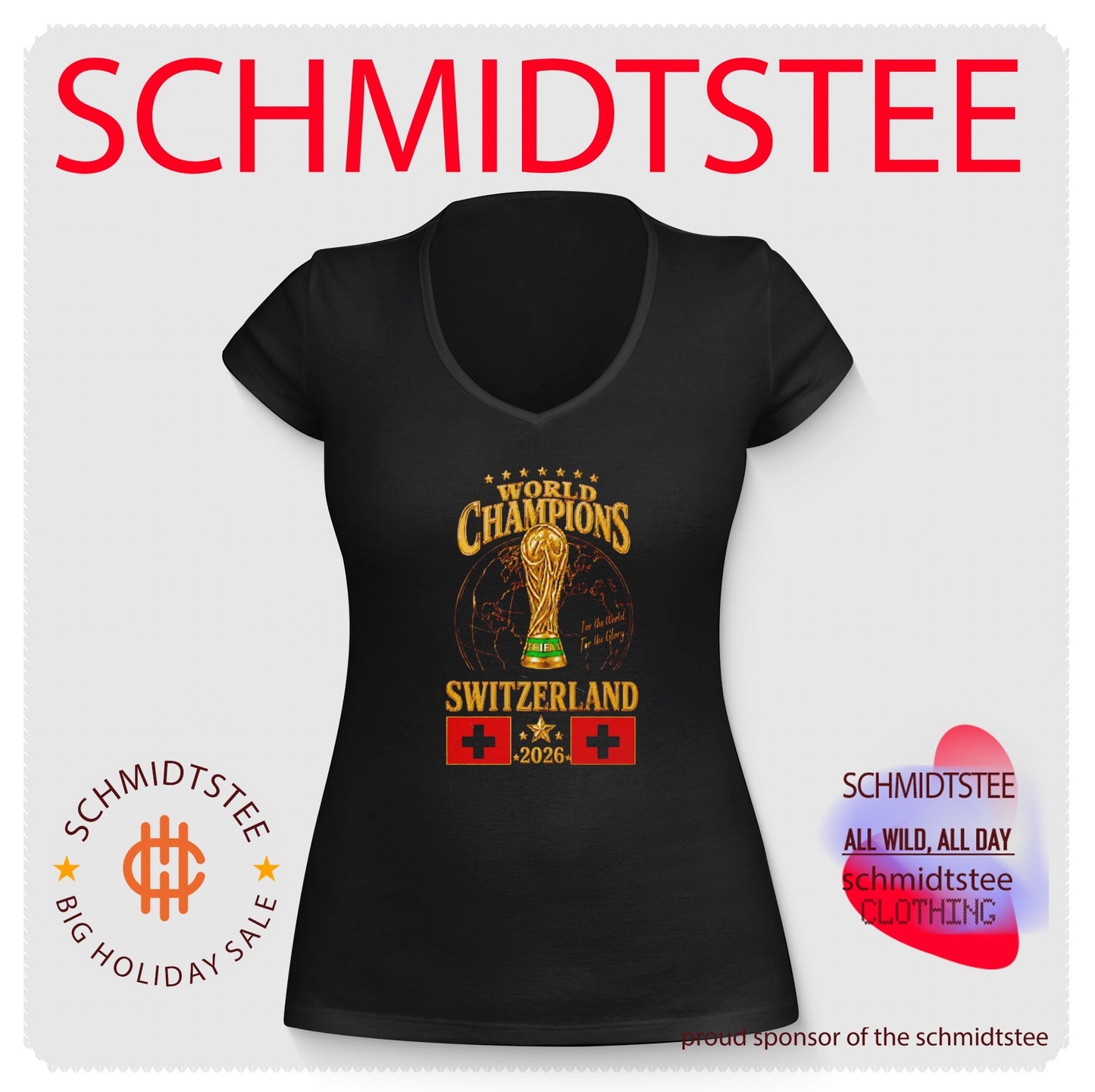 Switzerland 2026 World Champions For The World For The Glory shirt