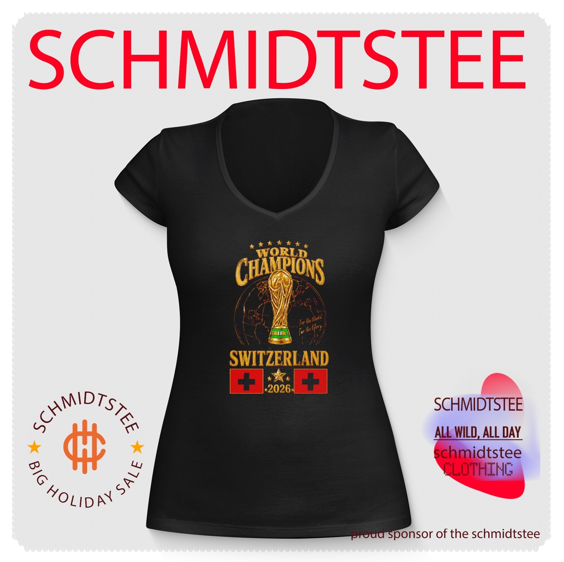 Switzerland 2026 World Champions For The World For The Glory shirt