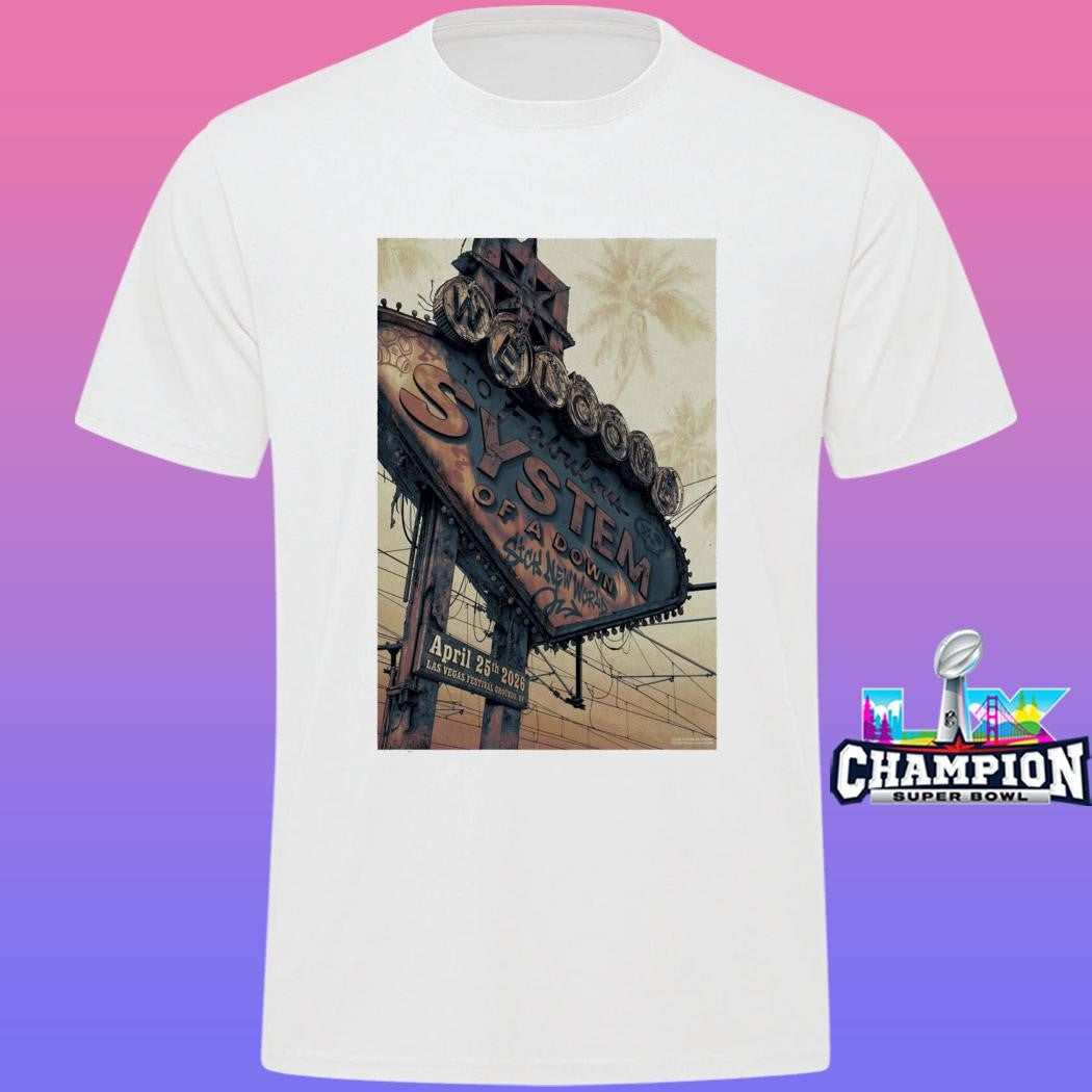 System Of A Down Las Vegas Apr 25 2026 Shirt