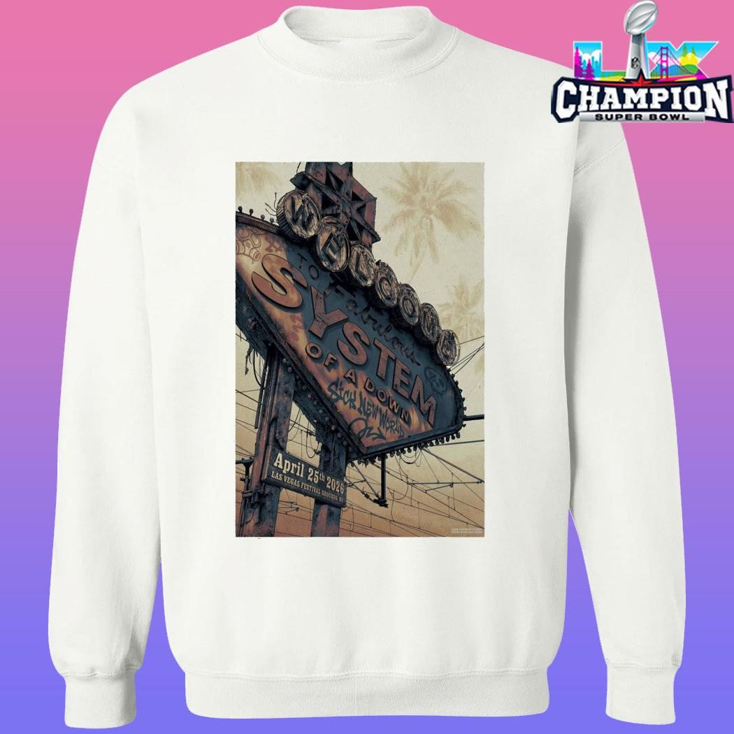 System Of A Down Las Vegas Apr 25 2026 Shirt