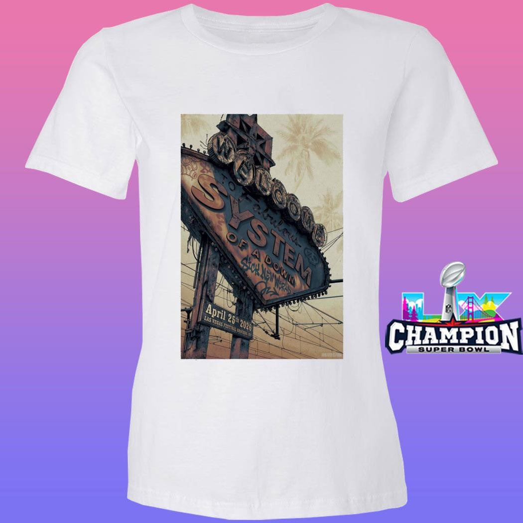 System Of A Down Las Vegas Apr 25 2026 Shirt