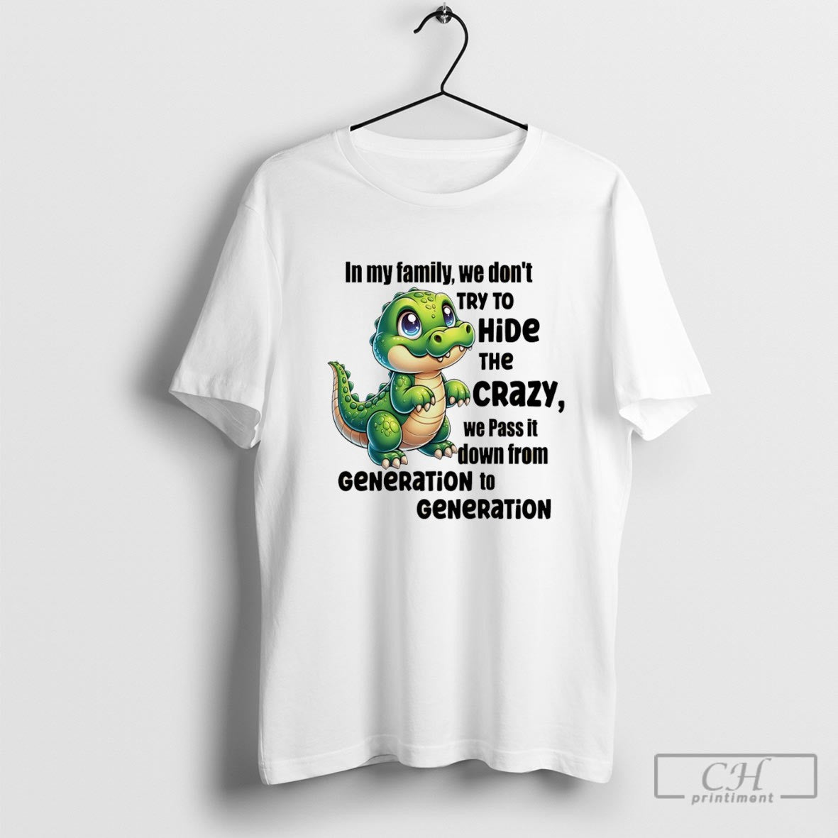 T Rex In My Family We Dont Try To Hide The Crazy Shirt Sweater