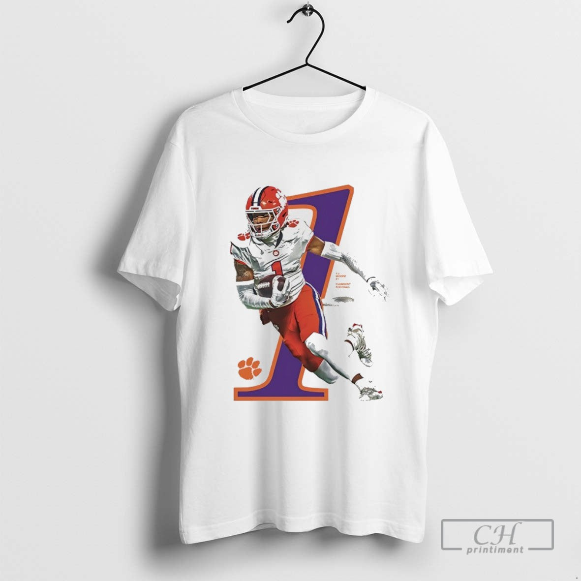 T J Moore 1 Clemson Tigers 2025 Ncaa Player