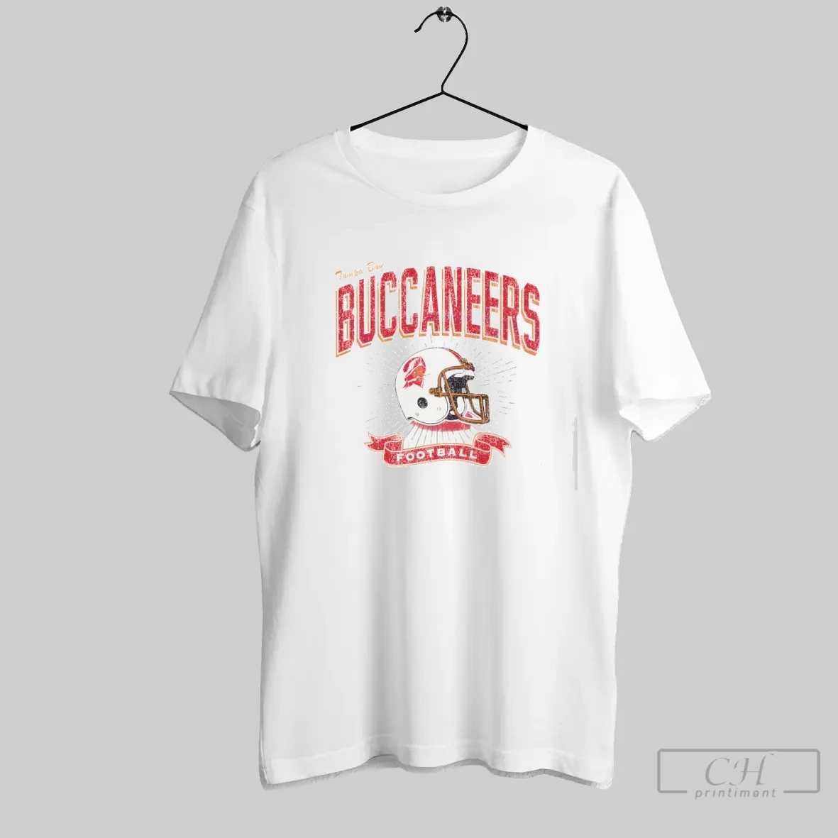 Tampa Bay Buccaneers Historic Prime Football Helmet T Shirt