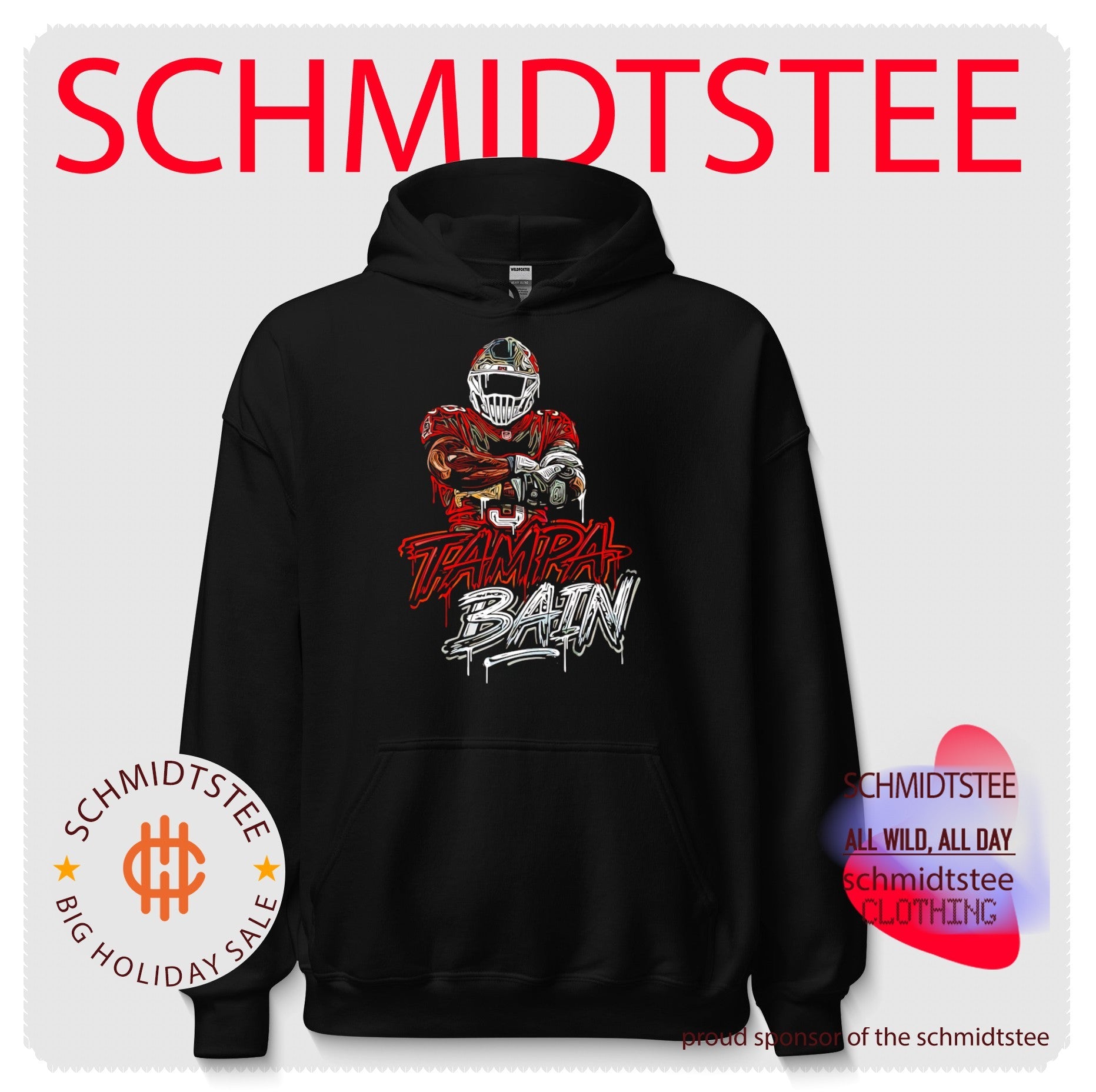 Tampa Bay Buccaneers Tampa Bain paint shirt