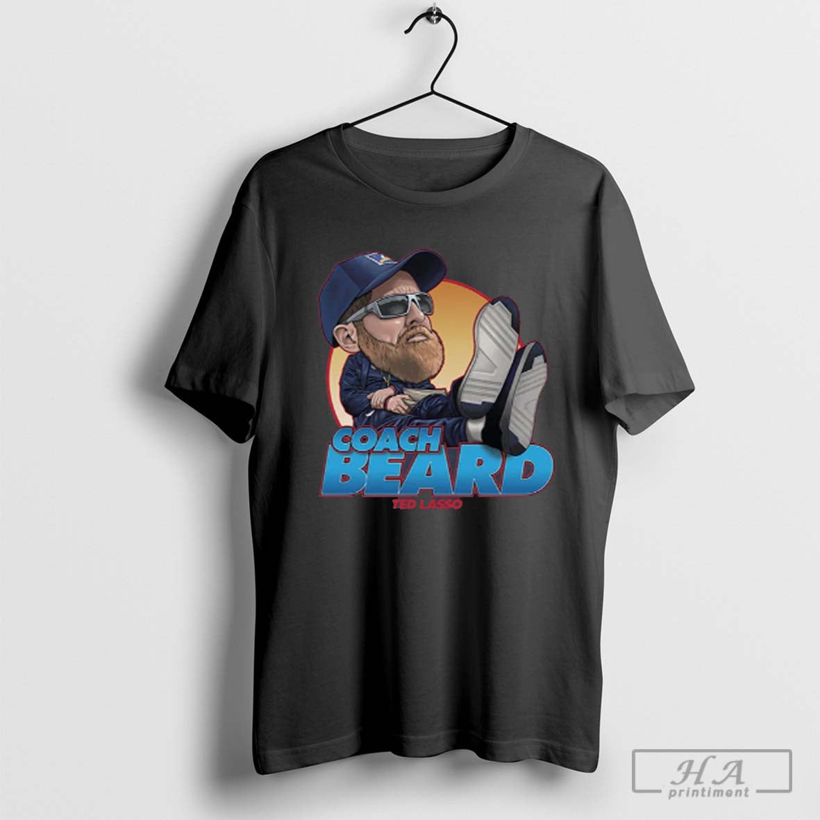 Ted Lasso Bobblehead Adult Short Sleeve T Shirt Roy Kentted