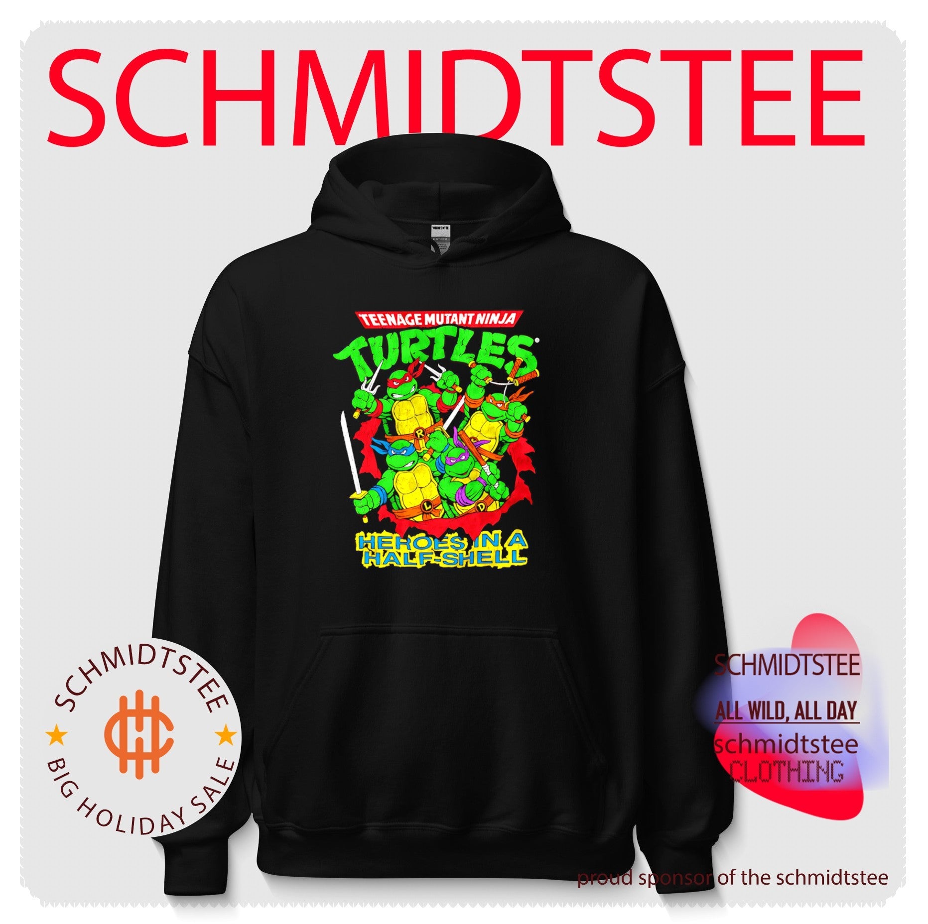 Teenage Mutant Ninja Turtles Heroes In A Half Shell graphic shirt