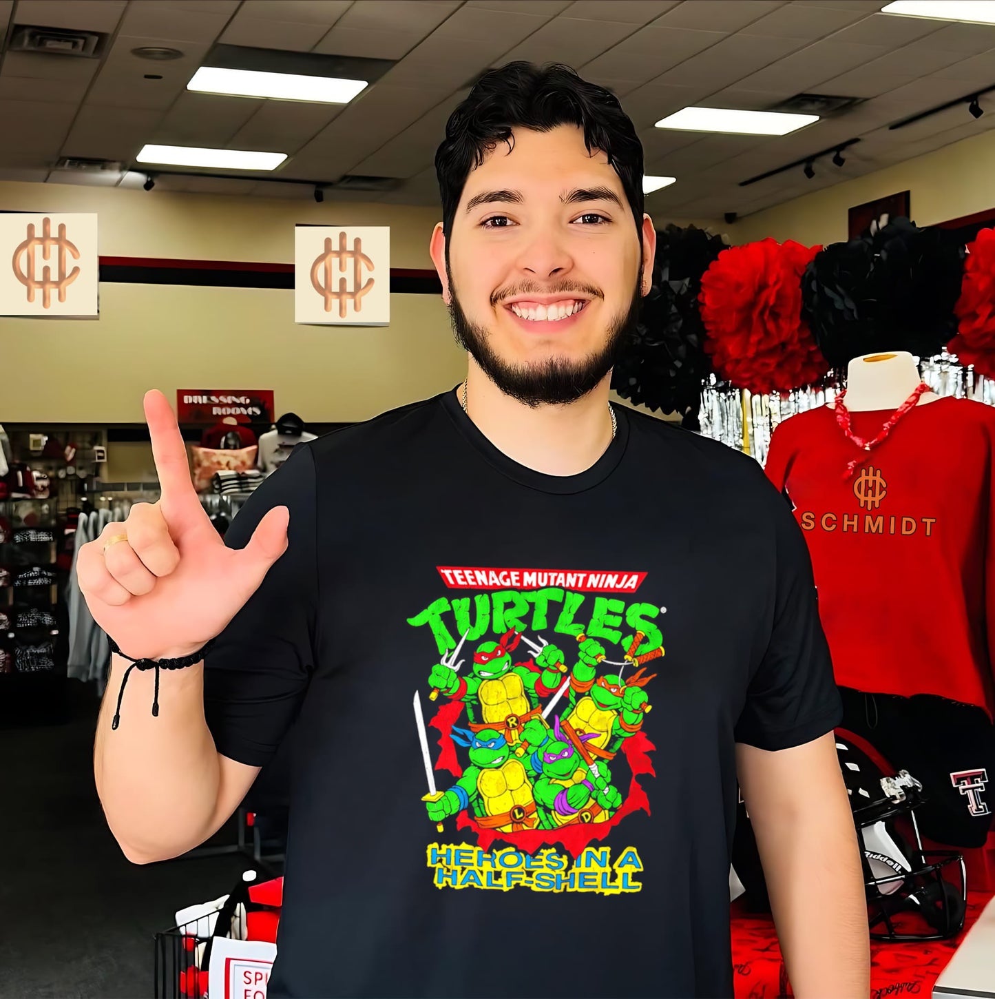 Teenage Mutant Ninja Turtles Heroes In A Half Shell graphic shirt