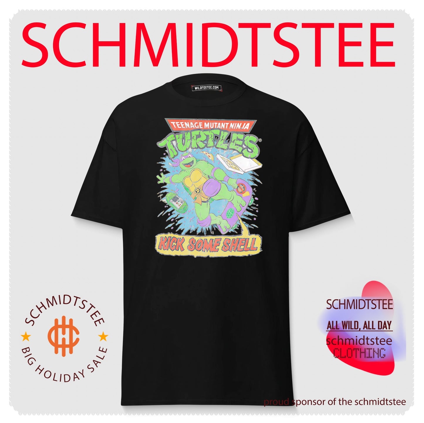 Teenage Mutant Ninja Turtles Kick Some Shell graphic shirt