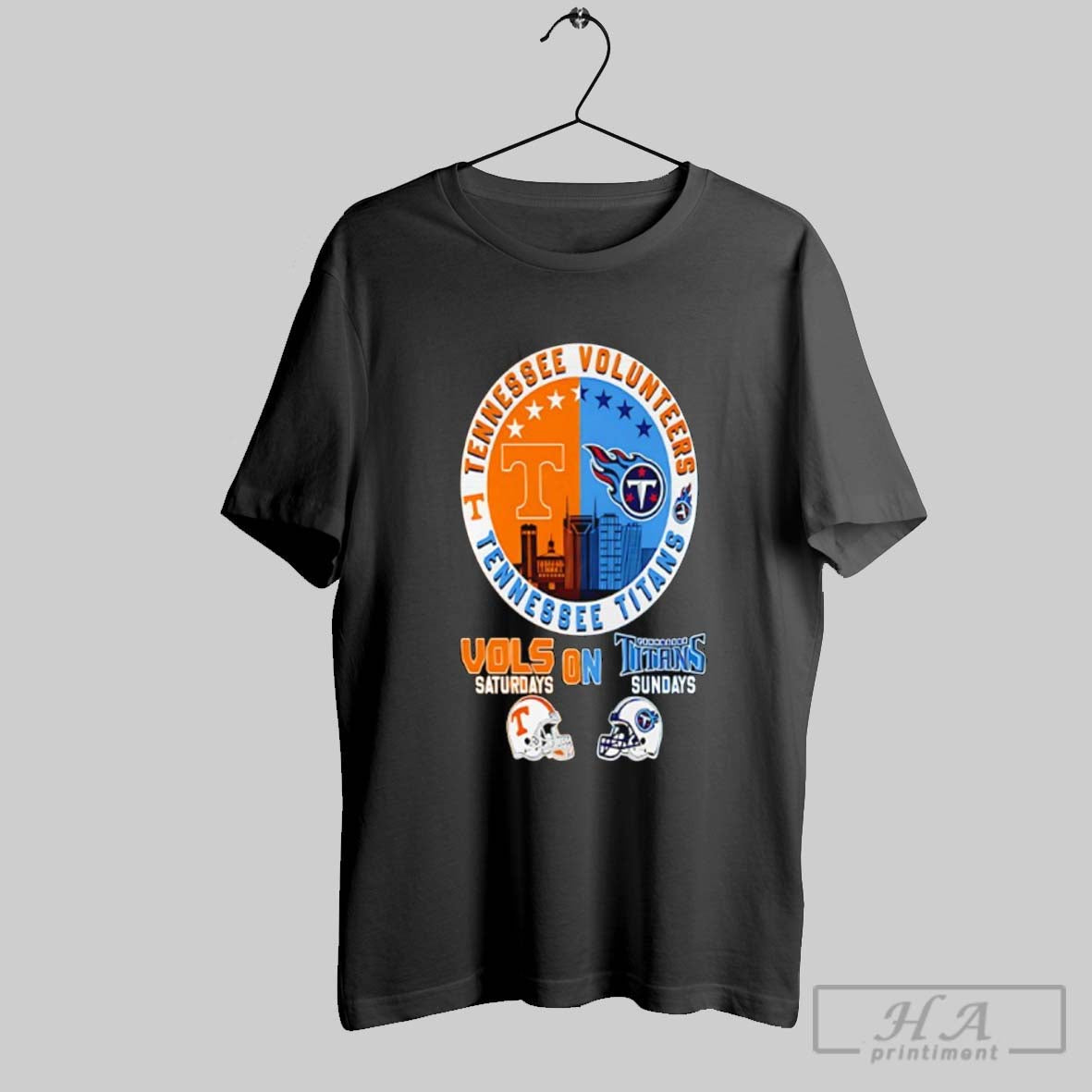 Tennessee Volunteers On Saturdays And Tennessee Titans On Sundays Skyline