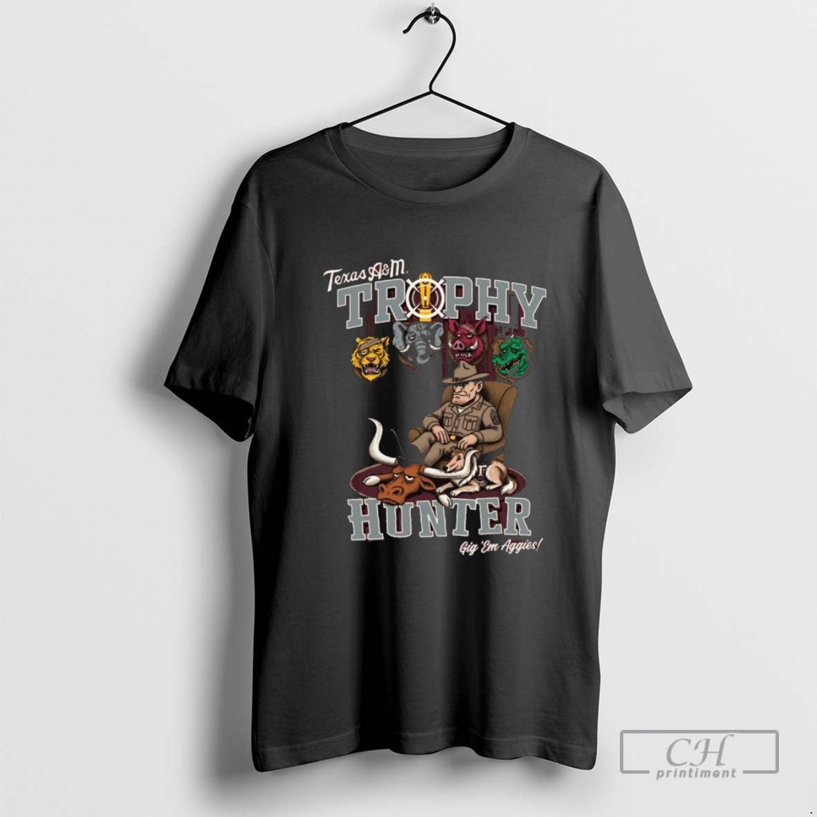Texas Am Aggies Trophy Hunter Gig Em Aggies