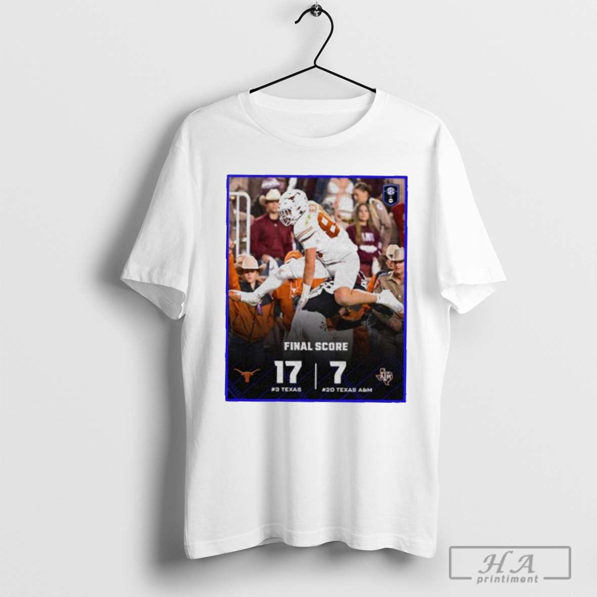 Texas Longhorns 17 7 Texas Am Aggies Lone Star Showndown Shirt 424181