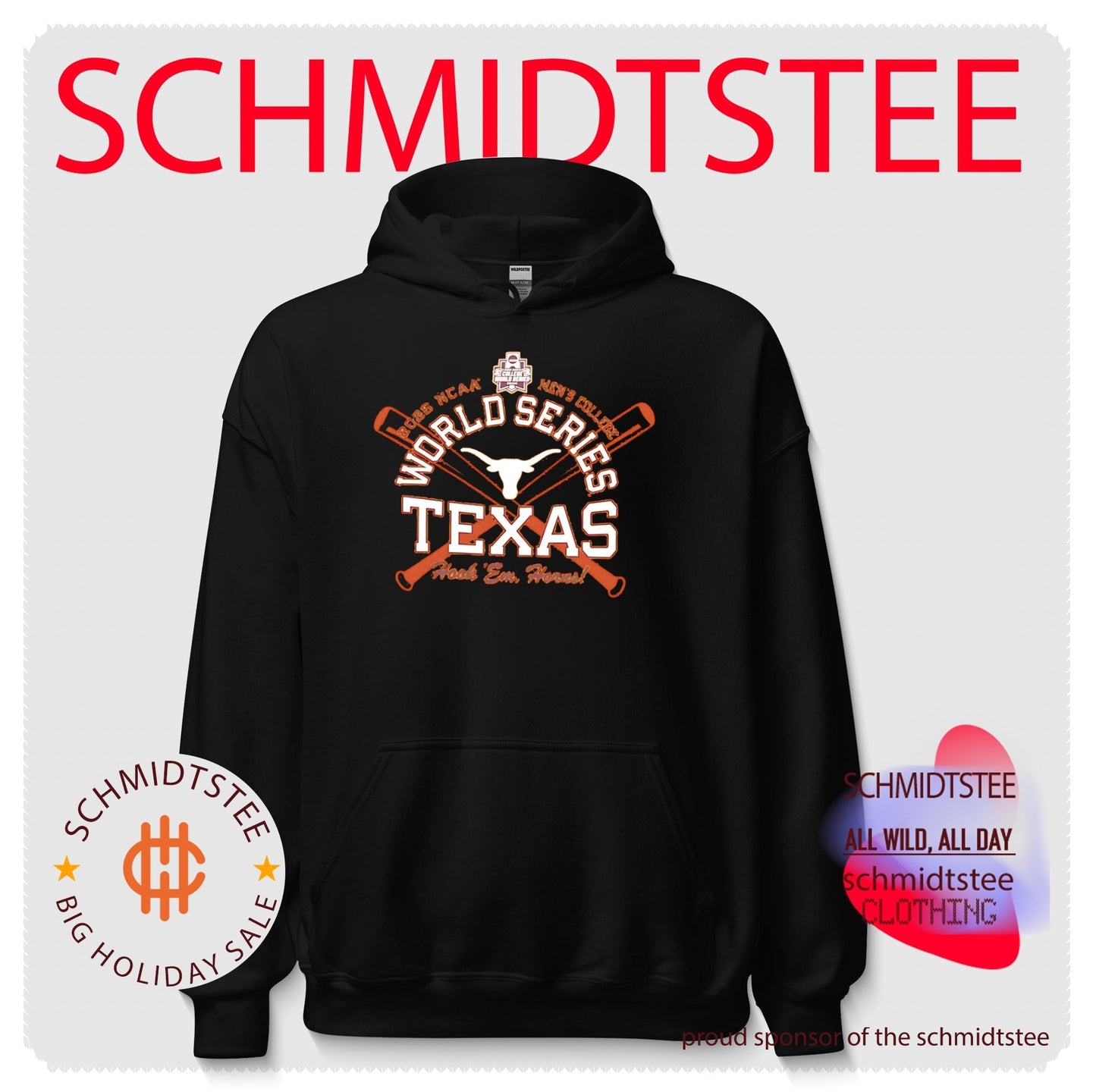 Texas Longhorns Hook ‘Em Horns 2026 NCAA Men’s College World Series shirt