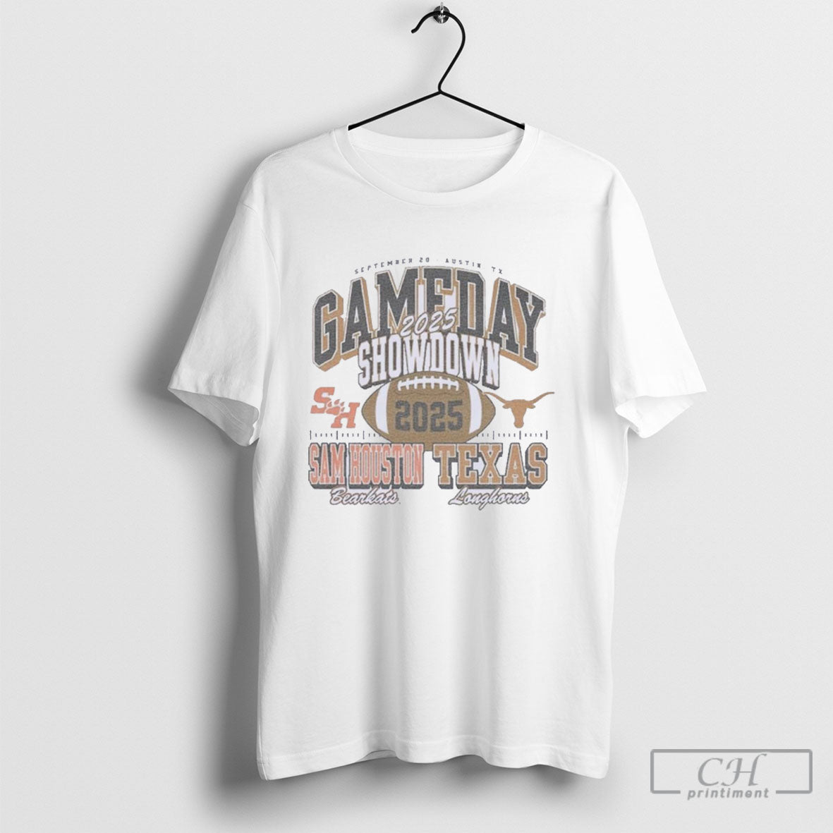 Texas Longhorns Vs Sam Houston State Bearkats 2025 Gameday Showdown Football Shirt Sweater