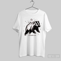 The Badger State Gary Riding Cat Cheese T Shirt