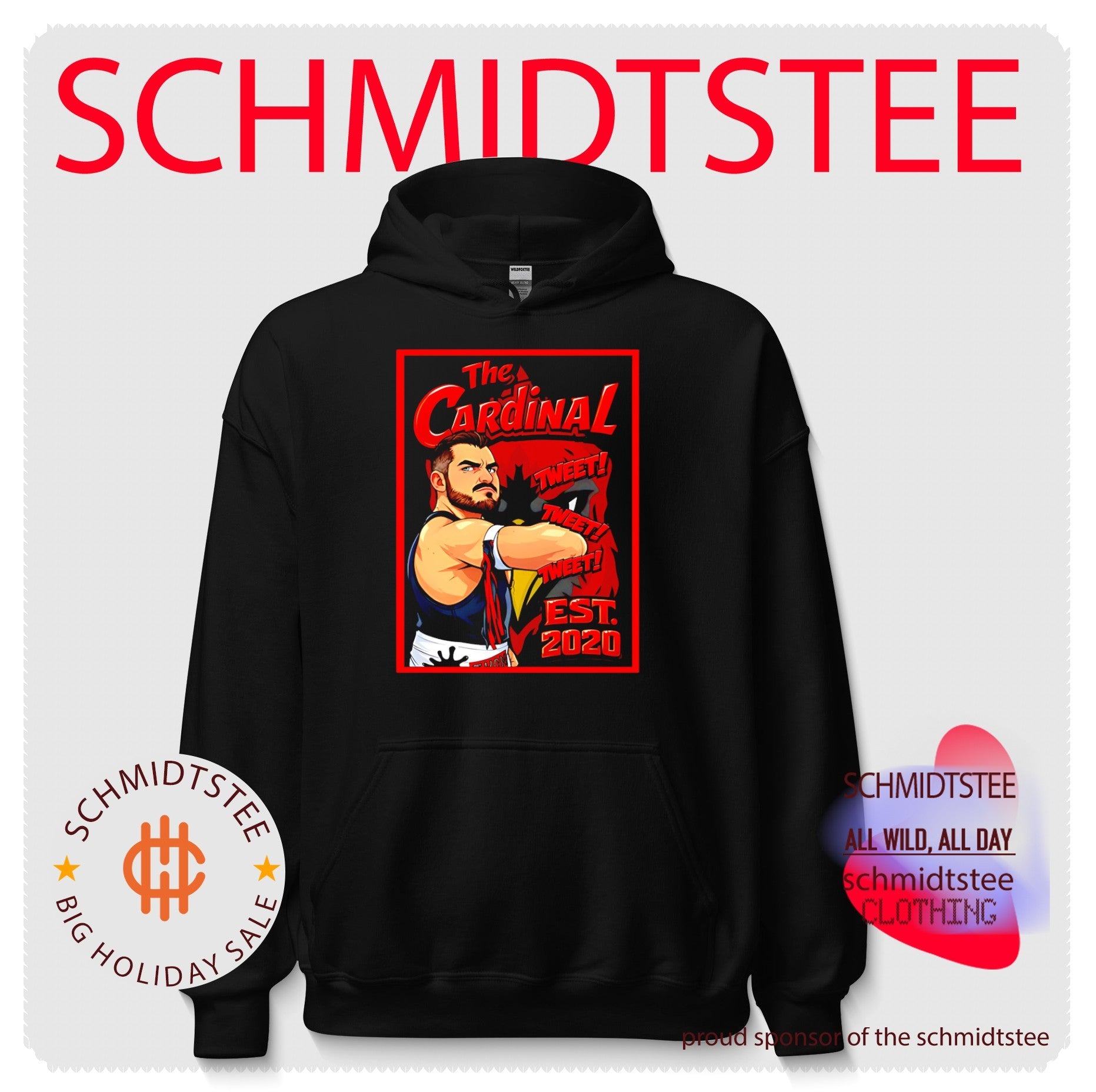 The Cardinal tweet tweet tweet est 2020 portrait shirt