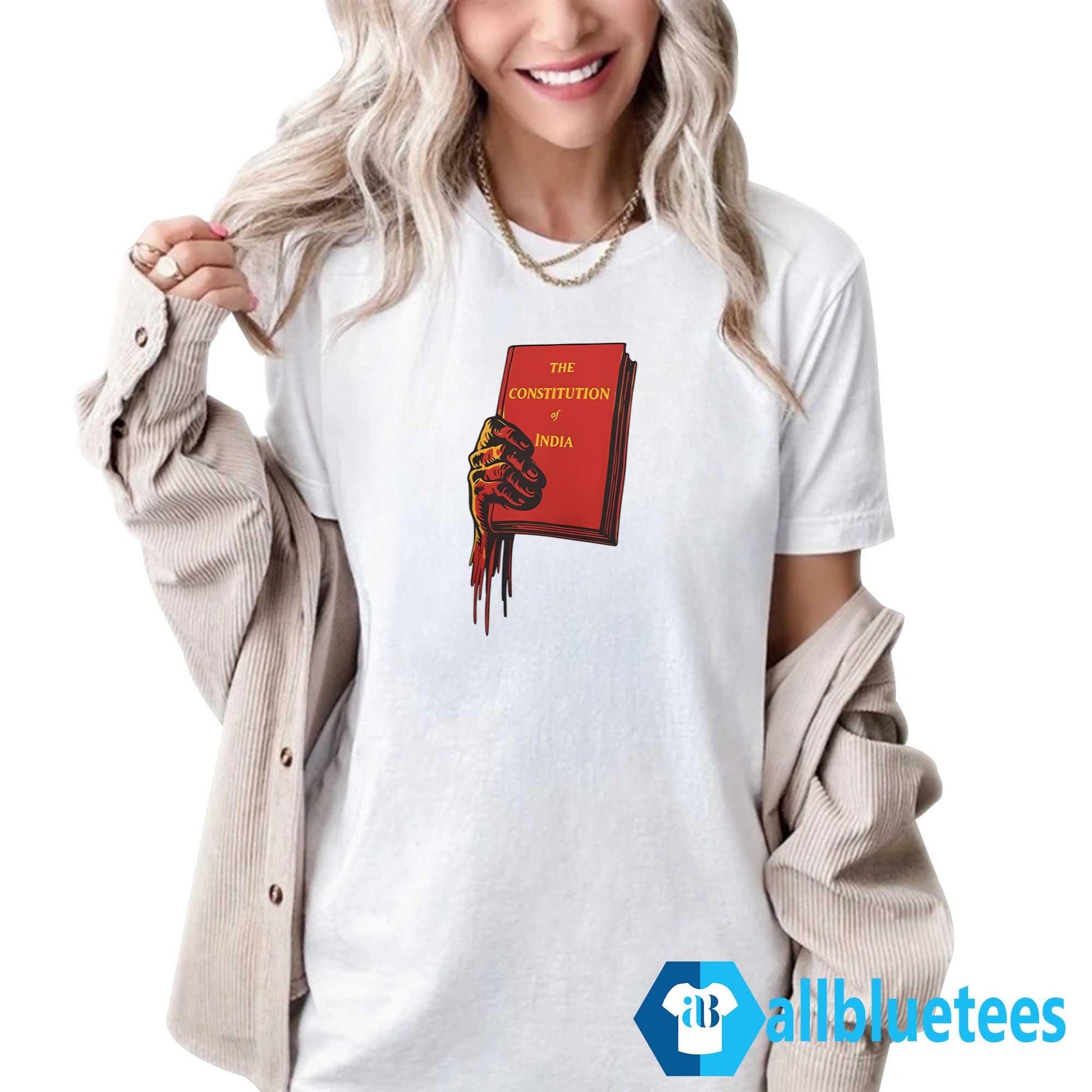 The Constitution Of India Hand Shirt