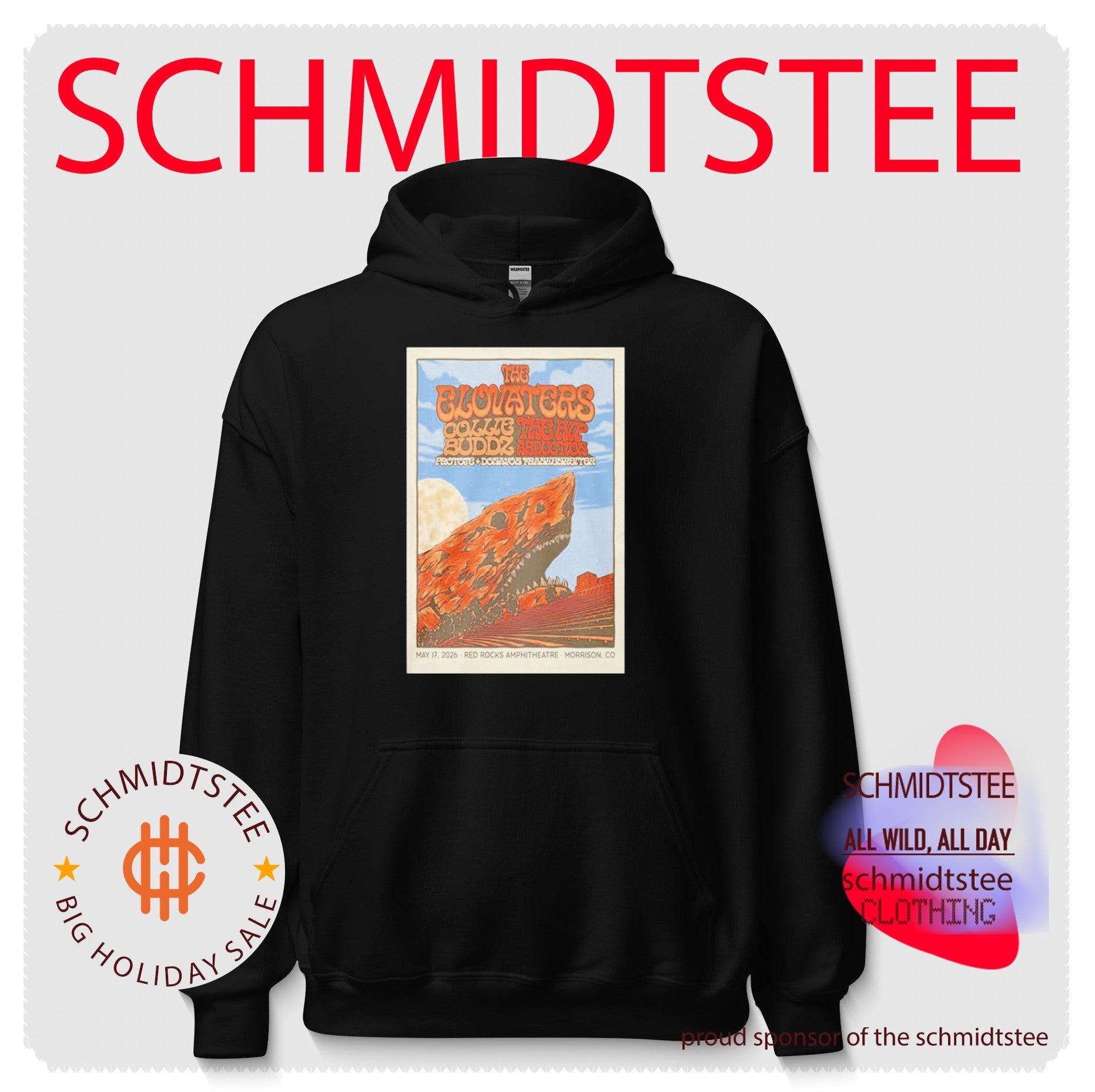 The Elevators Red Rocks May 17 2026 Tour Poster Shirt
