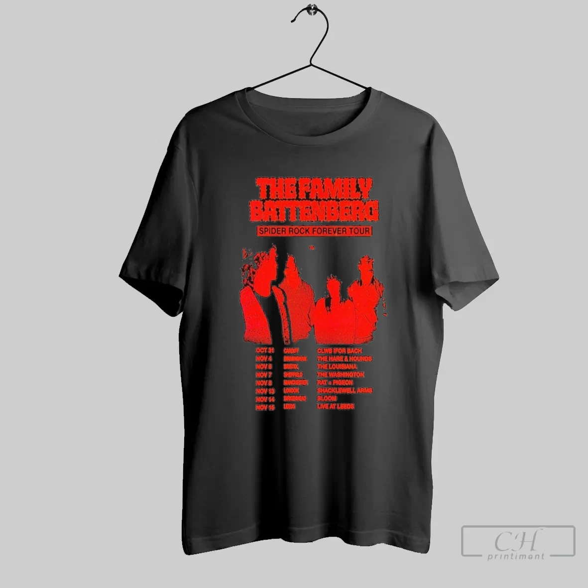 The Family Battenberg Spider Rock Forever Tour 2025 Dates T Shirt