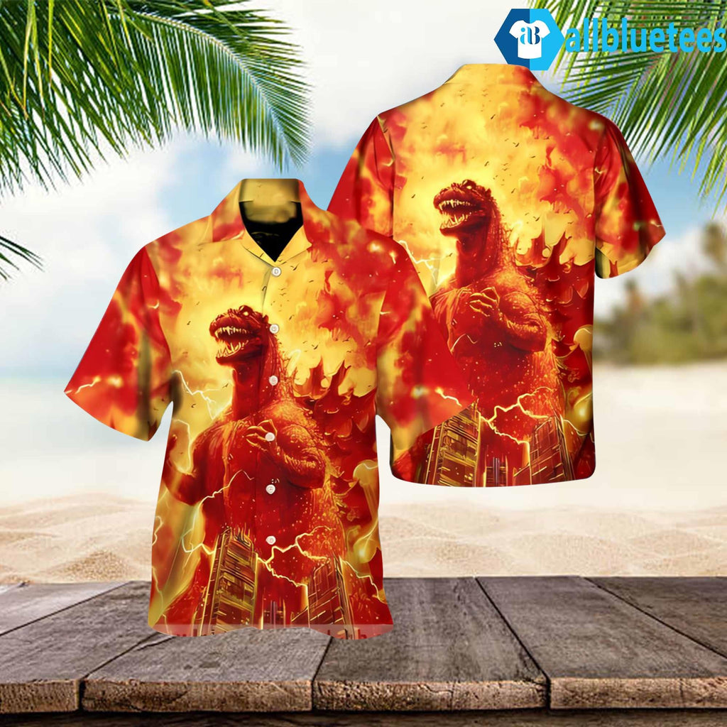 The Godzilla Character Hawaiian Shirt