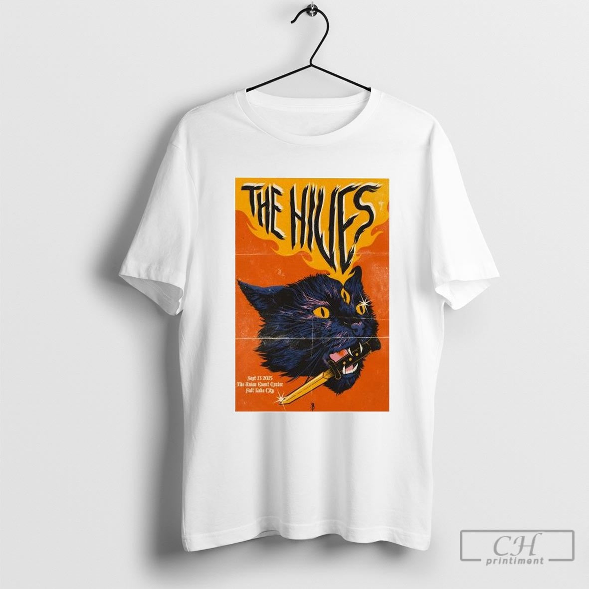 The Hives September 13 2025 In Salt Lake City Ut Cat Knife Shirt Sweater