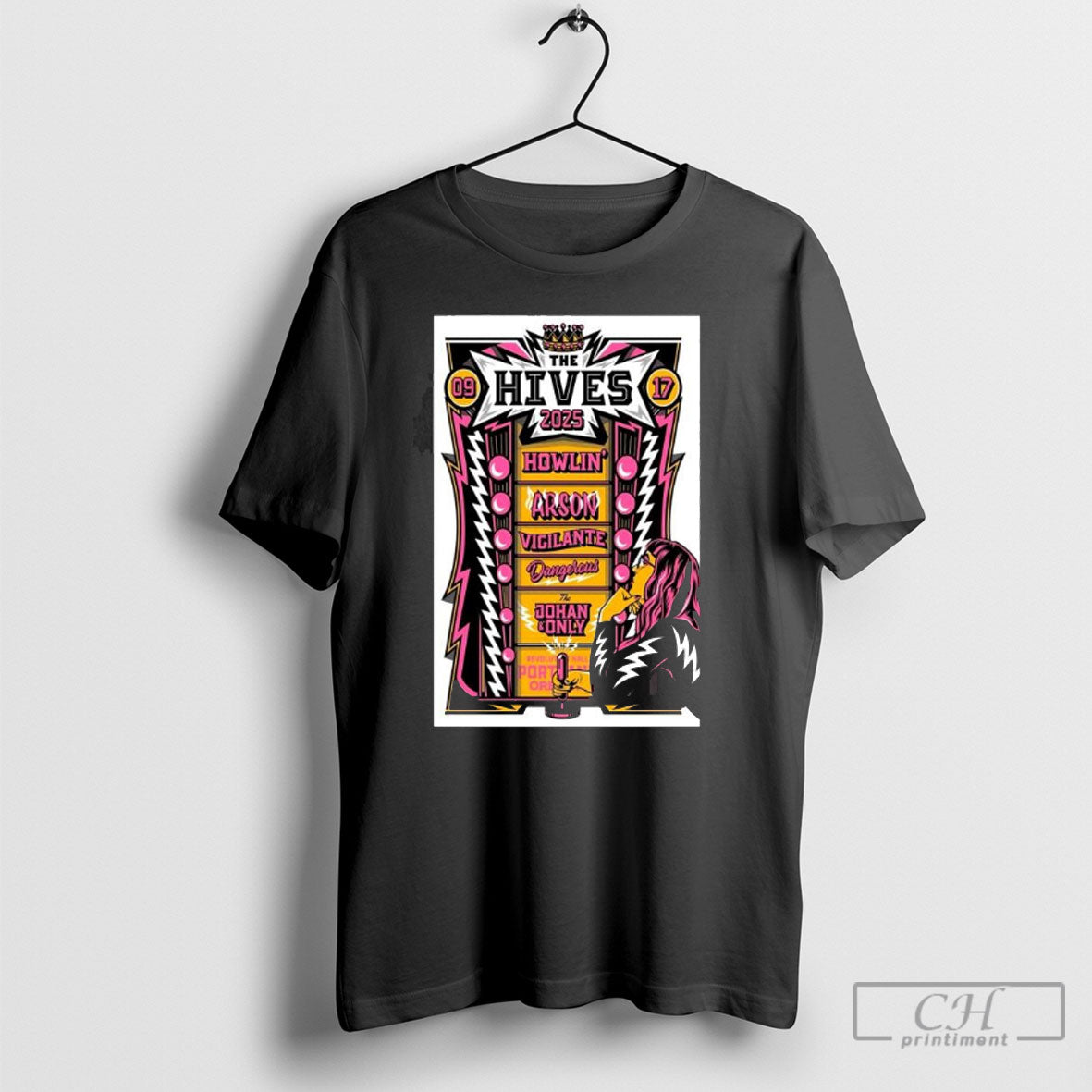 The Hives September 17 2025 Portland Or Tour Shirt Sweater