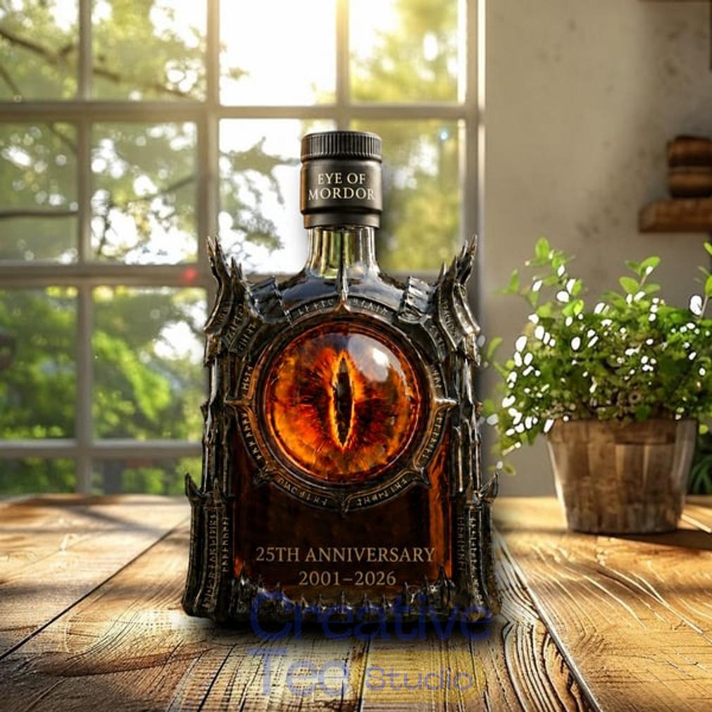 The Lord of the Rings Eye of Sauron Whiskey Bottle