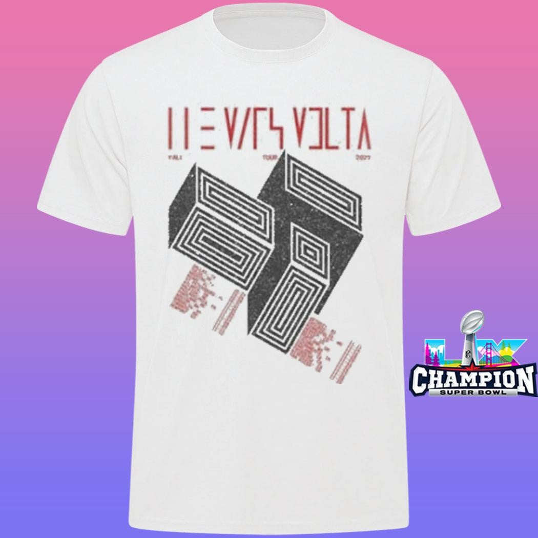The Mars Volta 2025 Fall Tour White Dateback Shirt