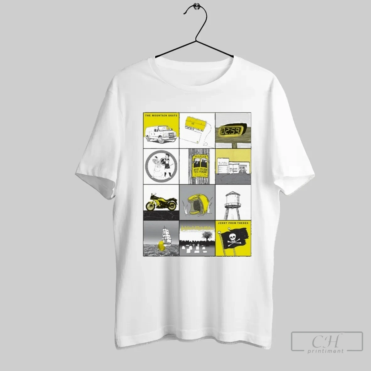 The Mountain Goats Jenny From Thebes Comic T Shirt