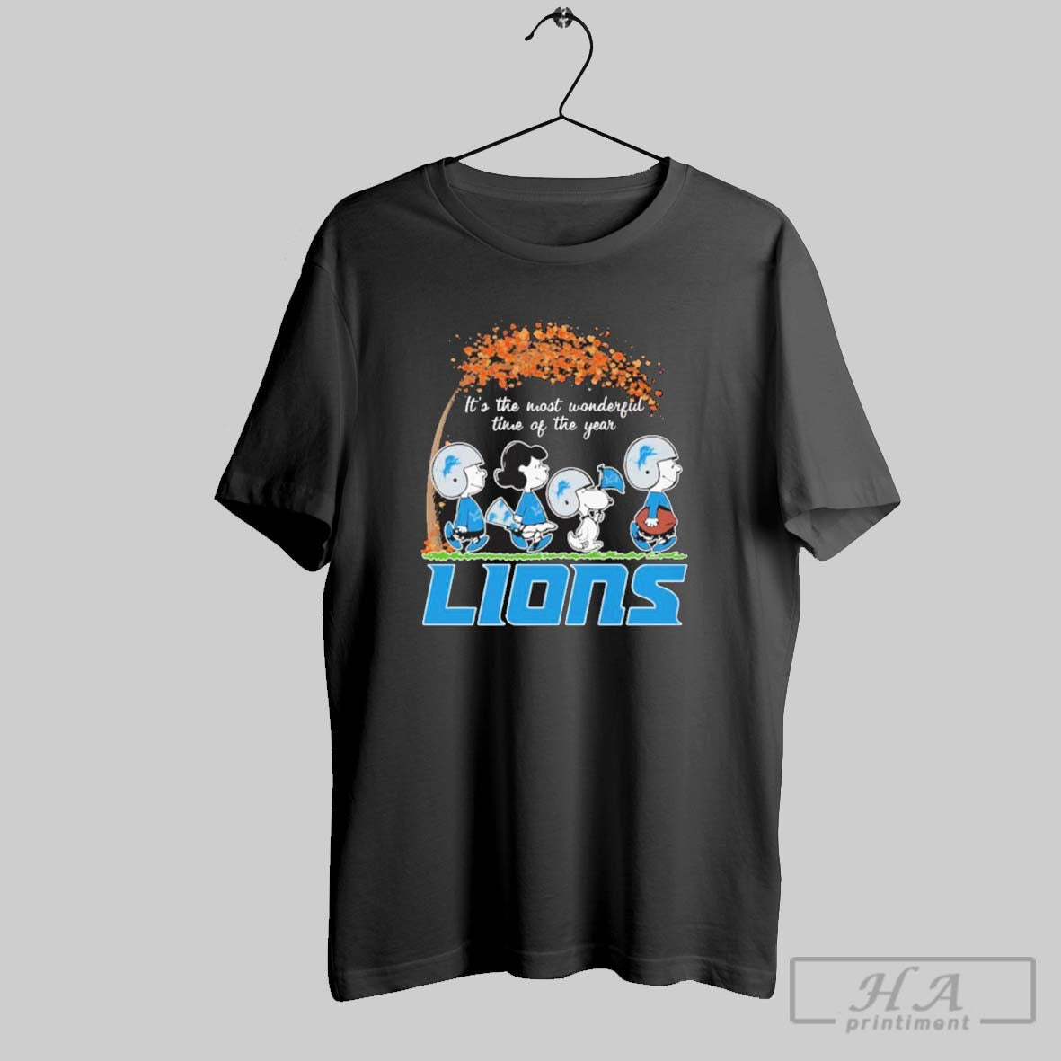 The Peanuts Walking X Detroit Lions Its The Most Wonderful Time Of The Year