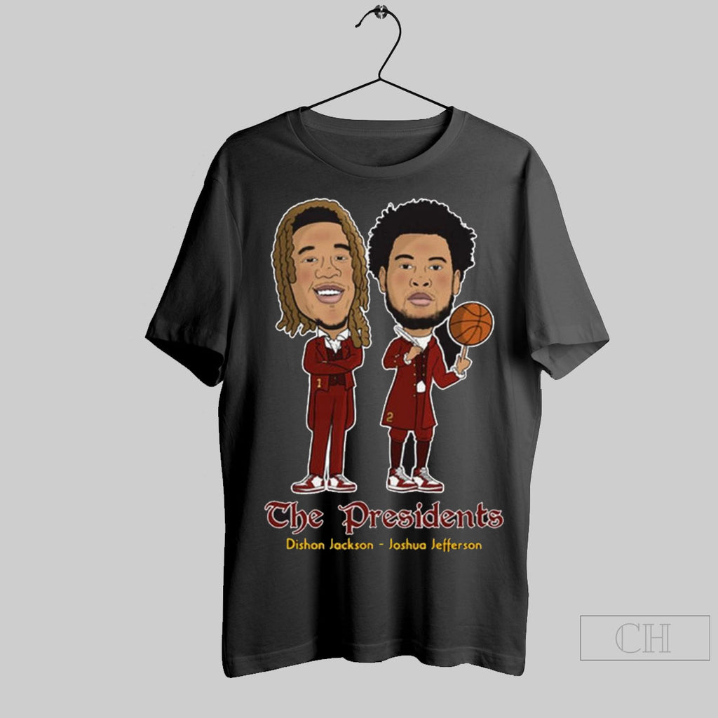 The Presidents Dishon Jackson And Joshua Jefferson Caricatures Iowa State Cyclones