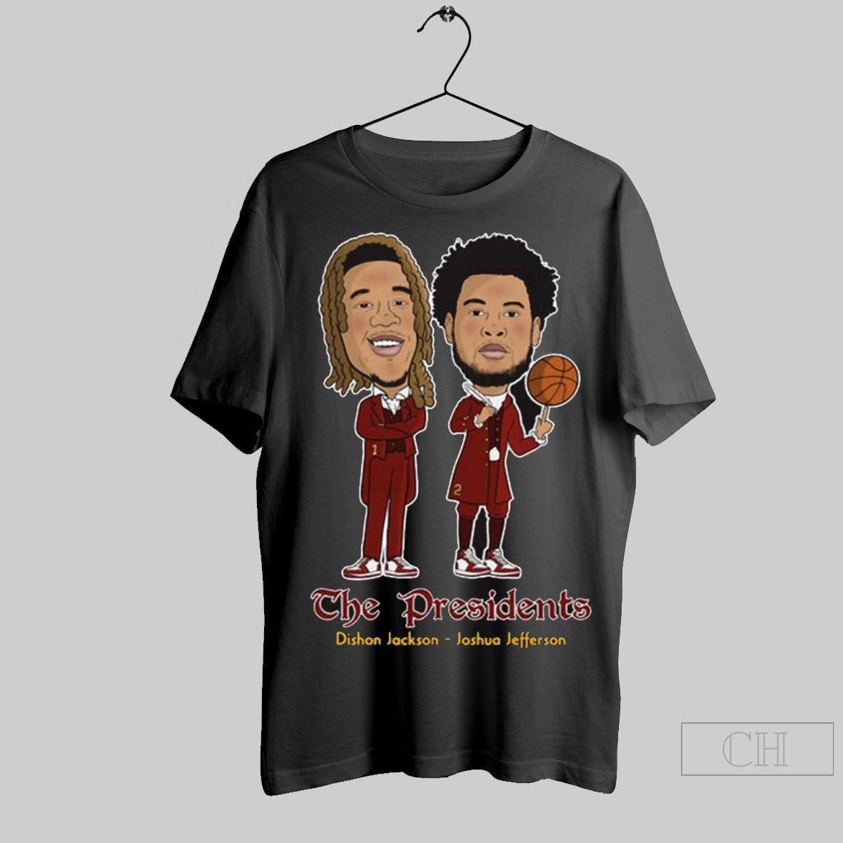 The Presidents Dishon Jackson And Joshua Jefferson Caricatures Iowa State Cyclones