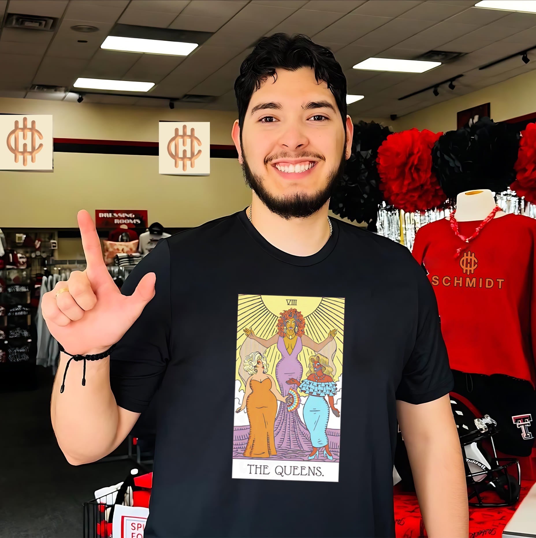 The Queens VIII Tarot cards shirt