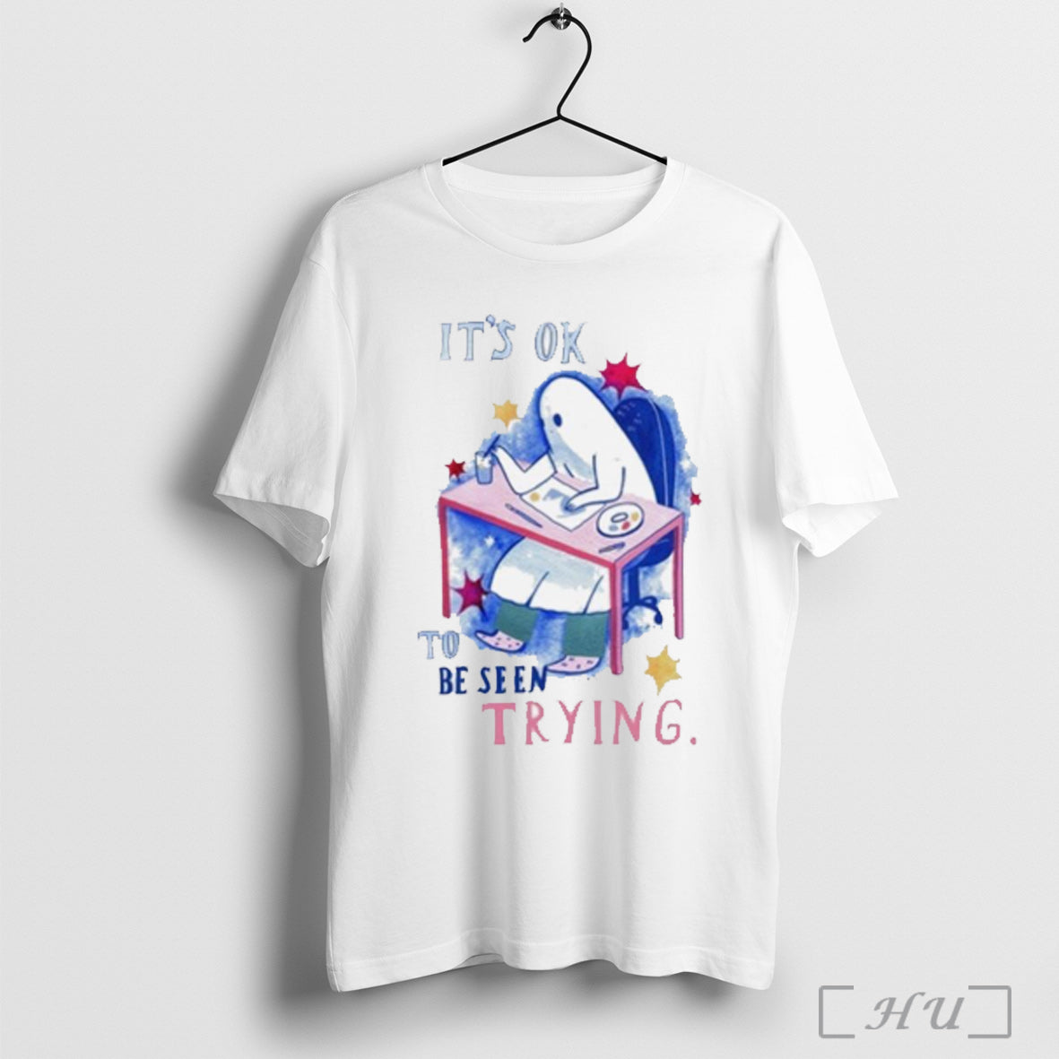 The Sad Ghost Club Its Ok To Be Seen Trying T Shirt