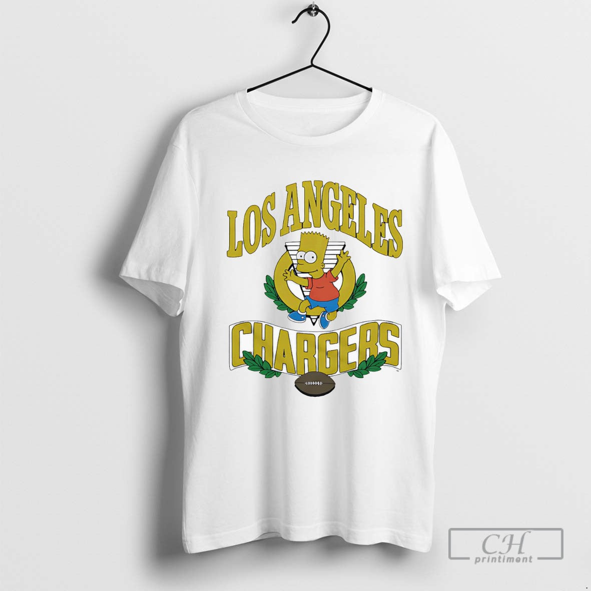 The Simpsons Bart X Los Angeles Chargers