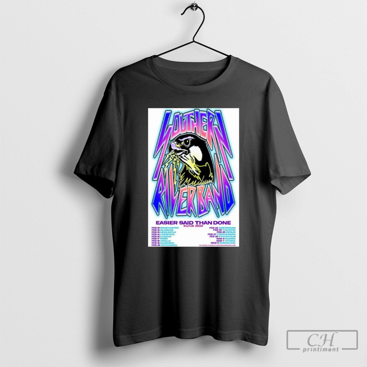 The Southern River Band Eu Uk Tour 2026 Shirt Sweater