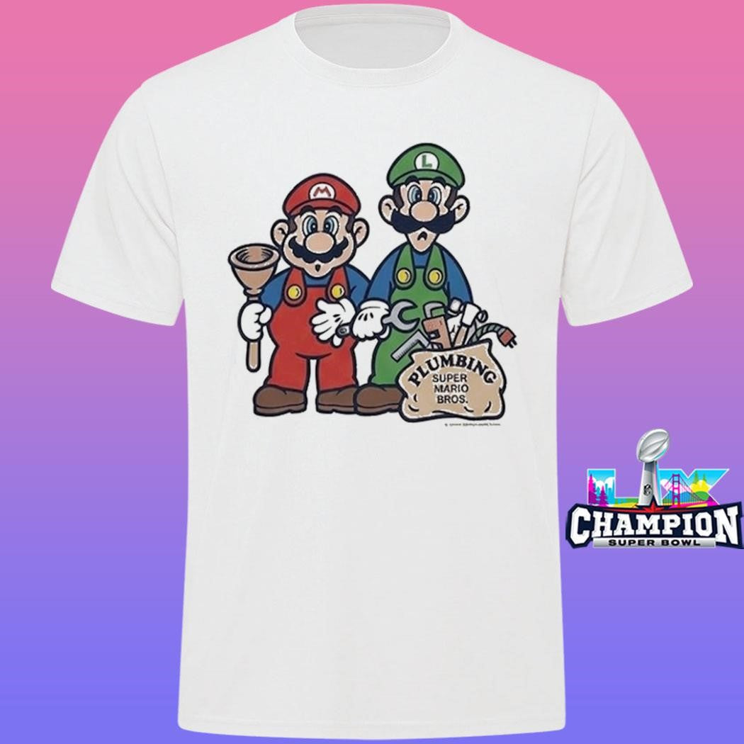 The Tonight Show Charlie Day Nintendo Super Mario Bros Shirt