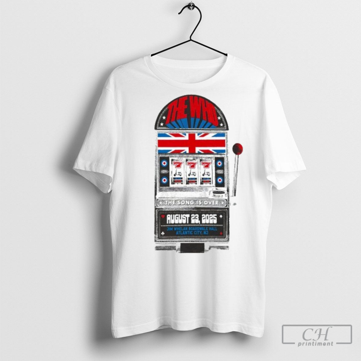 The Who Boardwalk Hall In Atlantic City Nj August 23 2025 Poster Shirt Tee Shirts