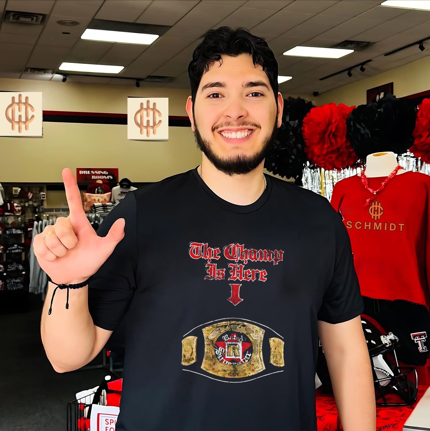 The champ is here WWE championship belt shirt