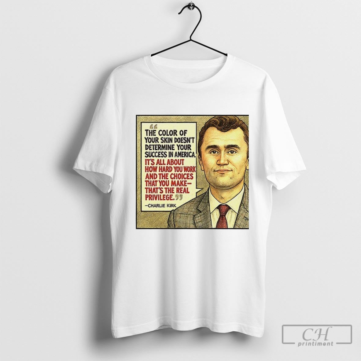The Color Of Your Skin Doesnt Determine Your Success In America Charlie Kirk Shirt Sweater