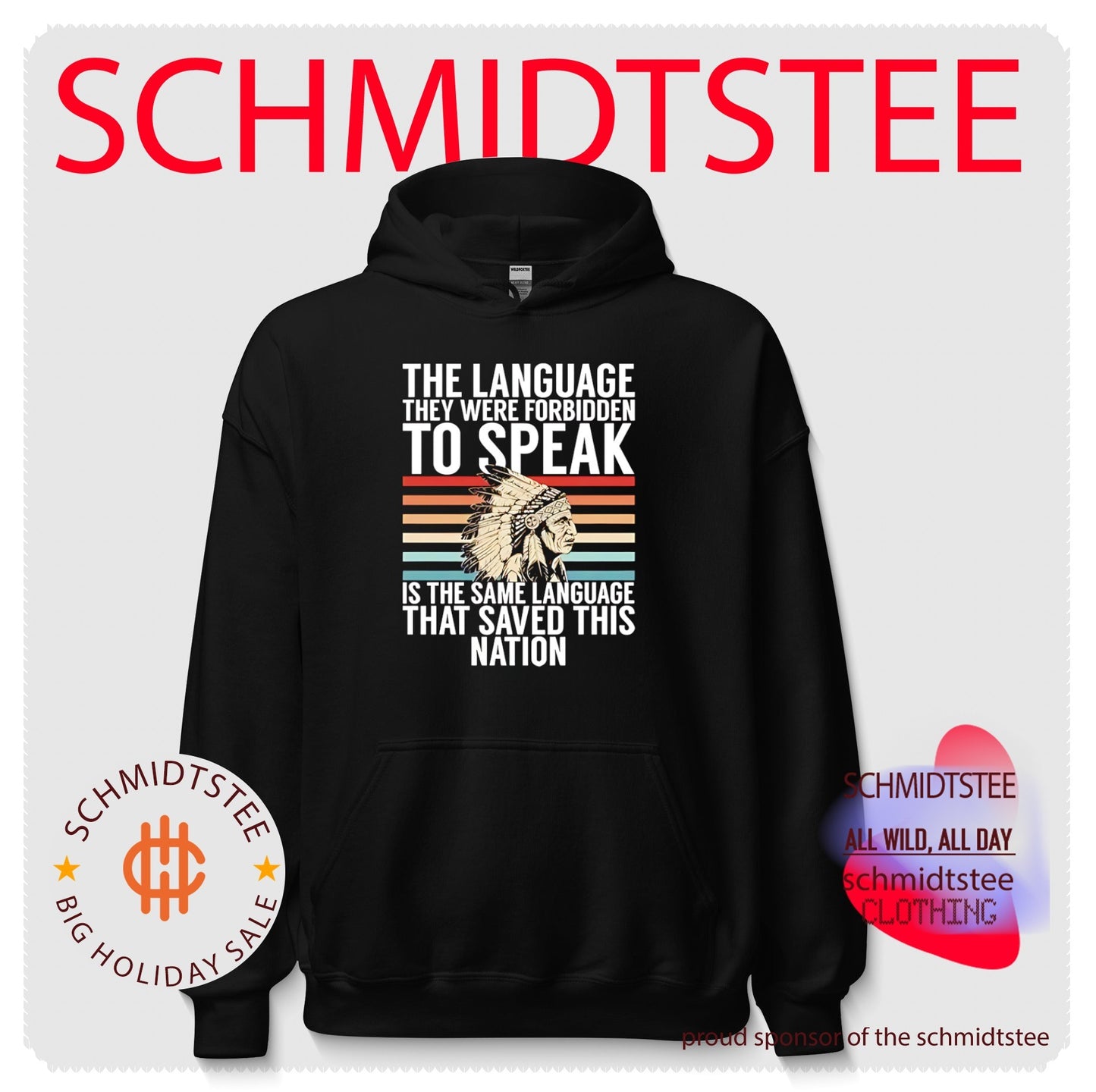 The language they were forbidden to speak is the same language shirt