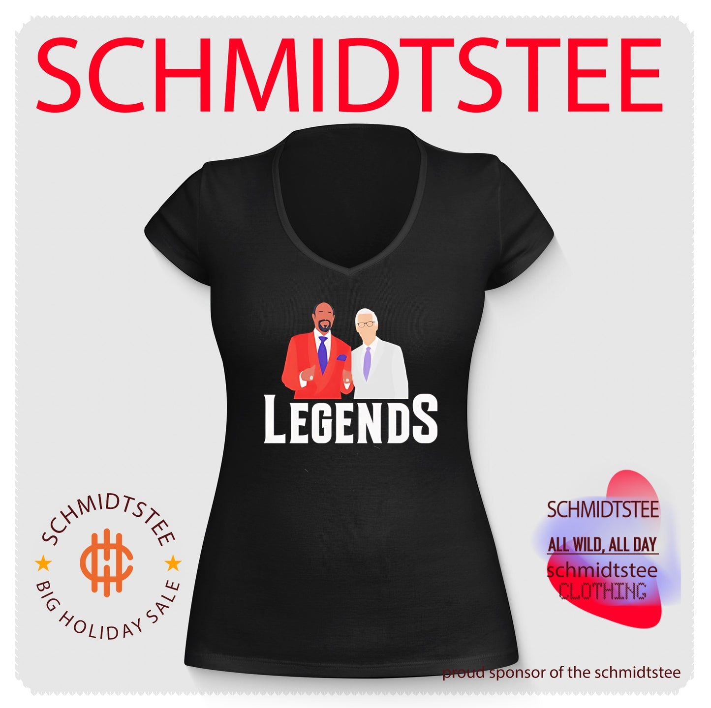 The two New York Knicks legend broadcasters graphic shirt
