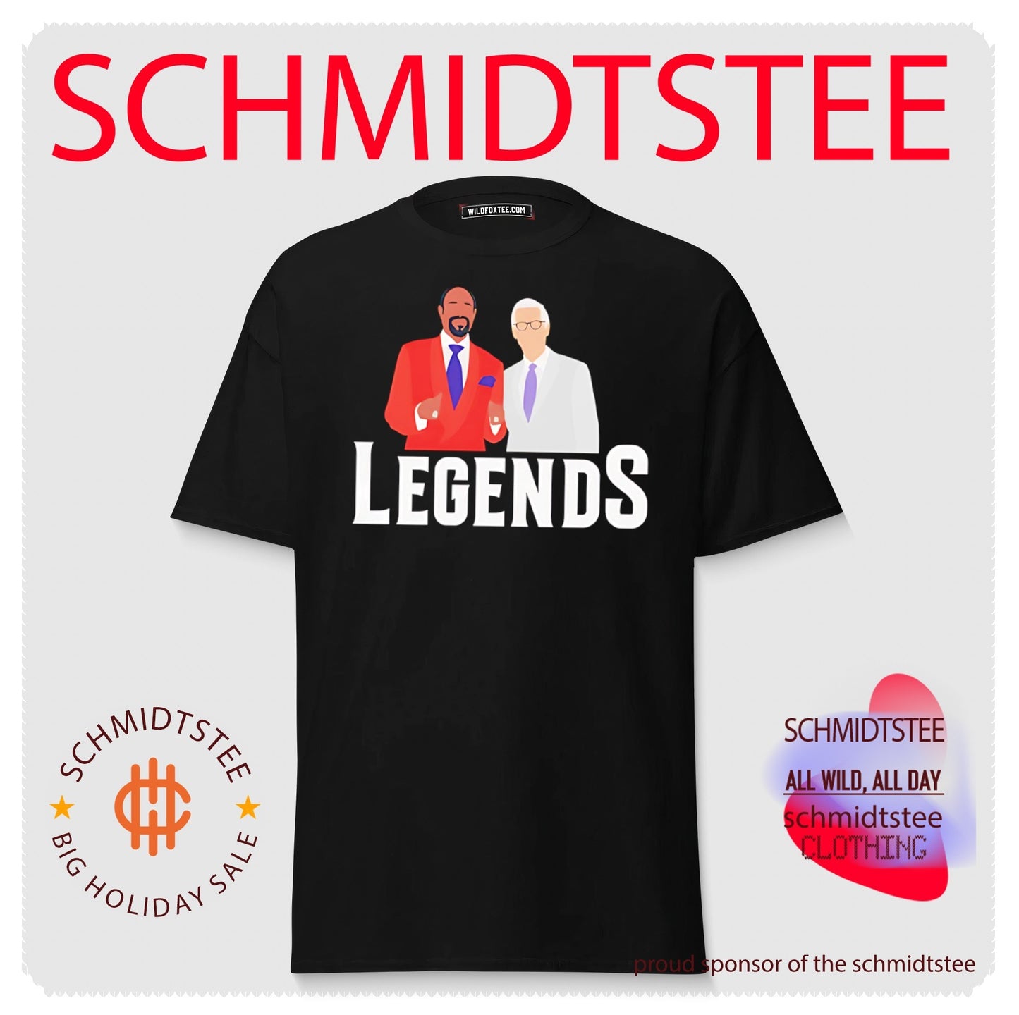 The two New York Knicks legend broadcasters graphic shirt