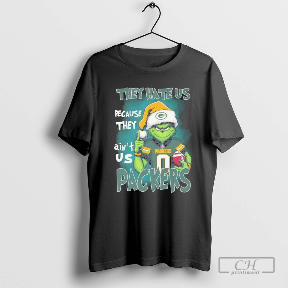 They Hate Us Grinch Because They Aint Us Packers