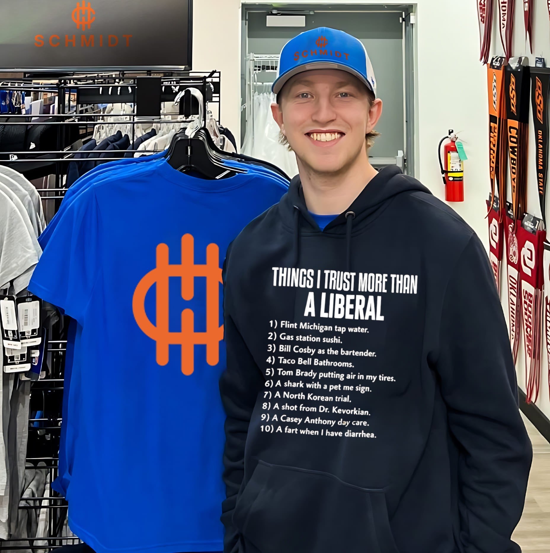 Things I trust more than a liberal 1 Flint Michigan tap water shirt